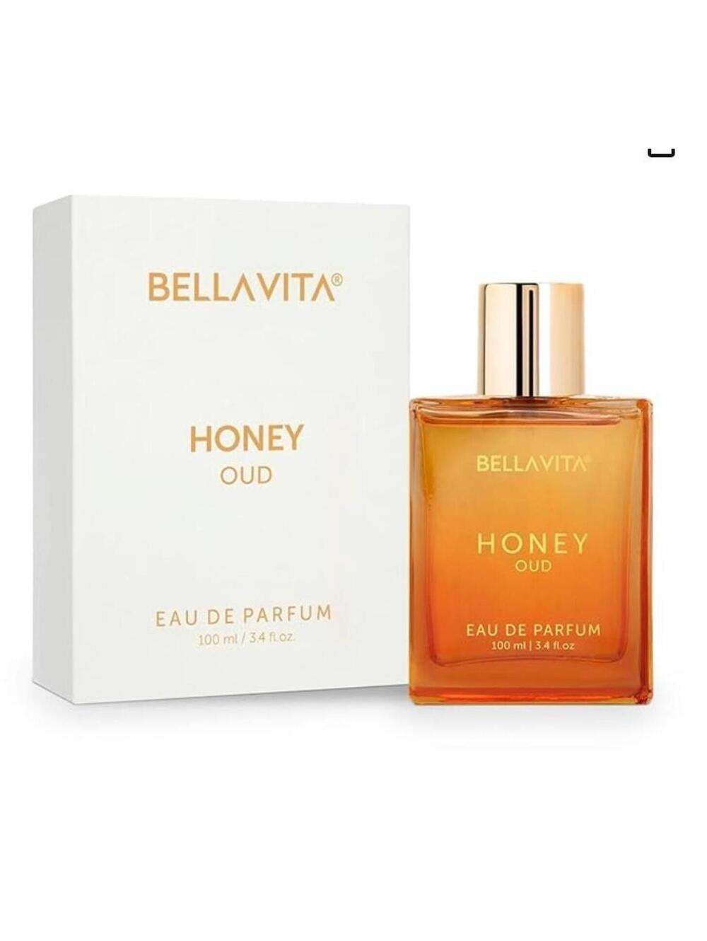 BellaVita Honey Oud Eau De Parfum 3.4OZ/ 100ml Long-Lasting Unisex Fragrance NIB